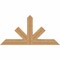 Ekena Millwork Saratoga Timber Gable Bracket, Western Red Cedar, 60"W x 30"H x 5 1/2"D x 5 1/2"F, 12/12 Pitch GBW060X30X0606SAR00SWR - alternate 1